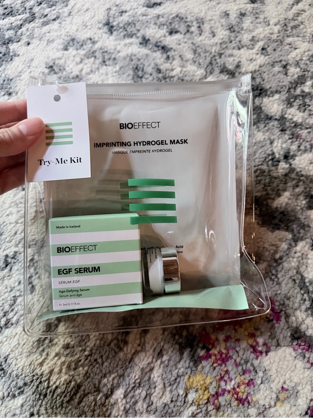 EGF Serum, Hydrogel Mask and Moisturizer Try-Me Kit